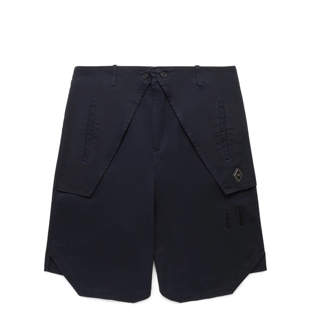 A COLD WALL - OVERLAY CARGO SHORTS NAVY SIZE 48